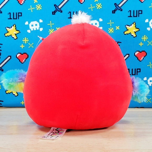 Squishmallow Paco the Red Parrot 8" UltraSoft Stuffed Animal Plush Toy NWT - Picture 4 of 12